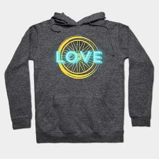 Sun Wheelers 'Love' Logo Hoodie